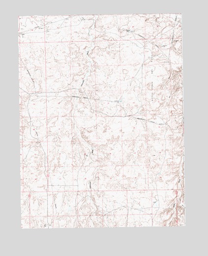 Big Pack Mountain NE, UT USGS Topographic Map