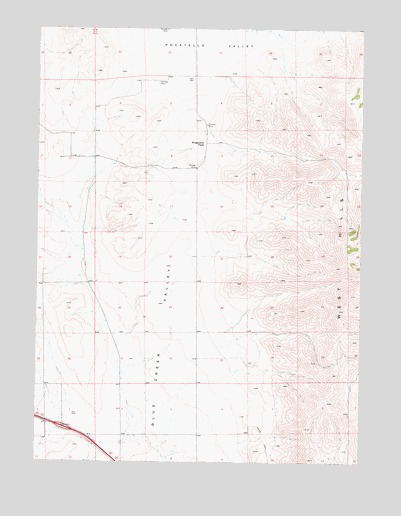 Ridgedale Pass, UT USGS Topographic Map