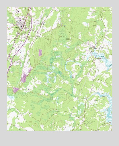 Ridgeland, SC USGS Topographic Map