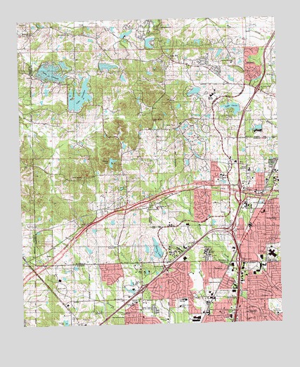 Ridgeland, MS USGS Topographic Map