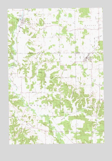 Ridgeland, WI USGS Topographic Map