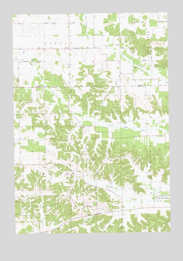 Ridgeland NE, WI USGS Topographic Map