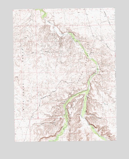 Big Pack Mountain NW, UT USGS Topographic Map