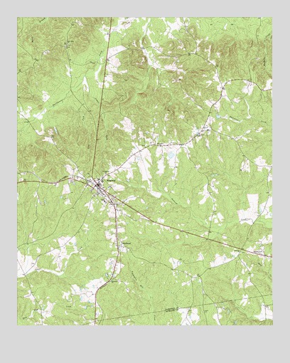 Ridgeway, SC USGS Topographic Map