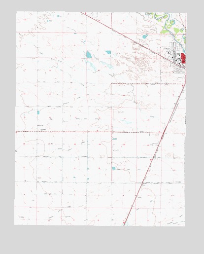 Alamosa West, CO USGS Topographic Map
