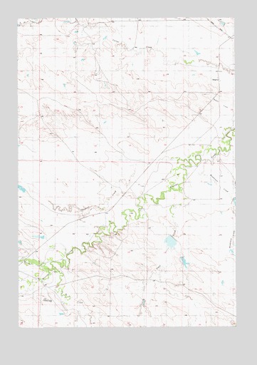 Ridgway, MT USGS Topographic Map