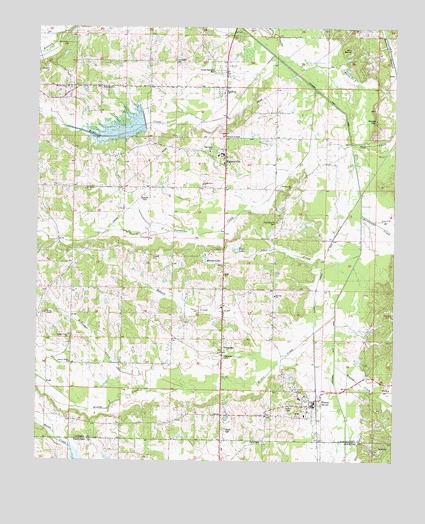 Rienzi, MS USGS Topographic Map