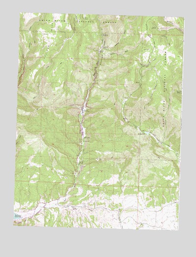 Rifle Falls, CO USGS Topographic Map
