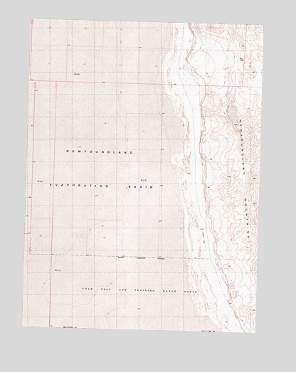 Big Pass, UT USGS Topographic Map