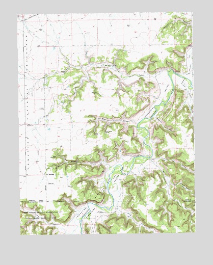 Riley Canyon, CO USGS Topographic Map