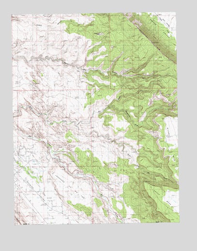 Rill Creek, UT USGS Topographic Map