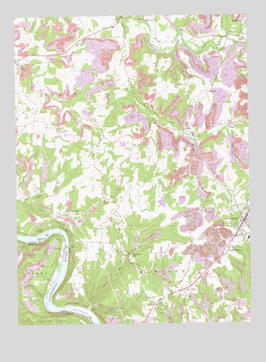 Rimersburg, PA USGS Topographic Map