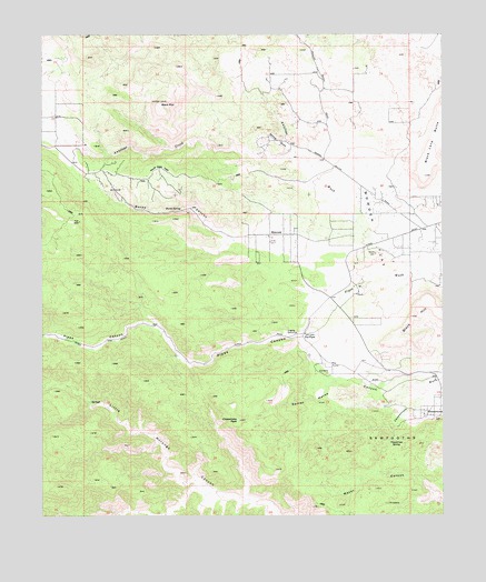 Rimrock, CA USGS Topographic Map