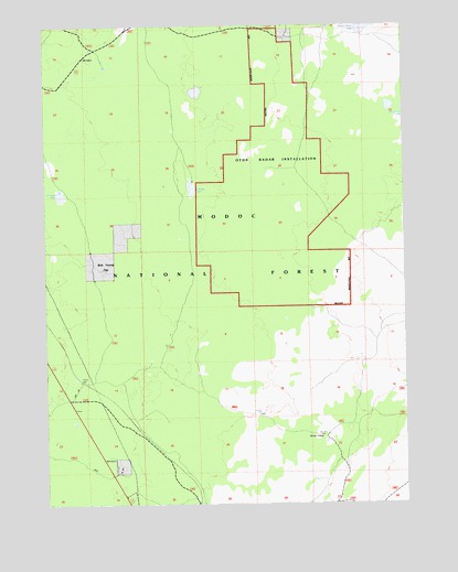Rimrock Lake, CA USGS Topographic Map