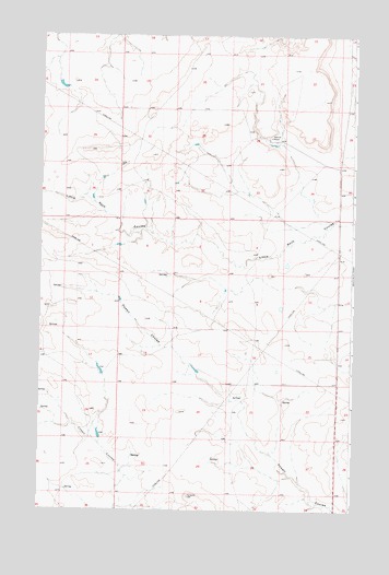 Rimrock Ranch, MT USGS Topographic Map