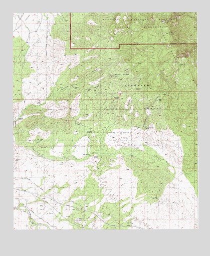 Rincon Peak, AZ USGS Topographic Map