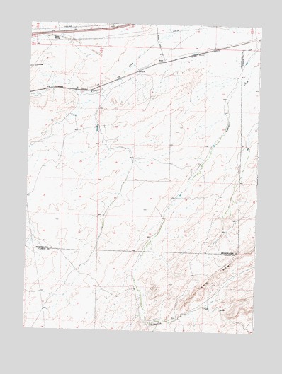 Riner, WY USGS Topographic Map