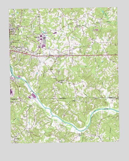 Ringgold, VA USGS Topographic Map