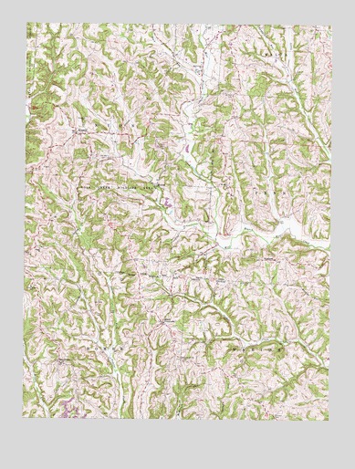 Ringgold, OH USGS Topographic Map