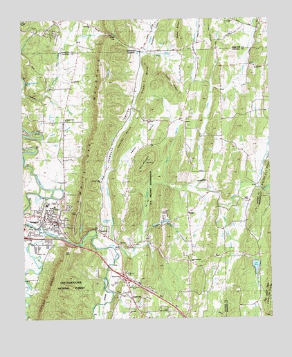 Ringgold, GA USGS Topographic Map