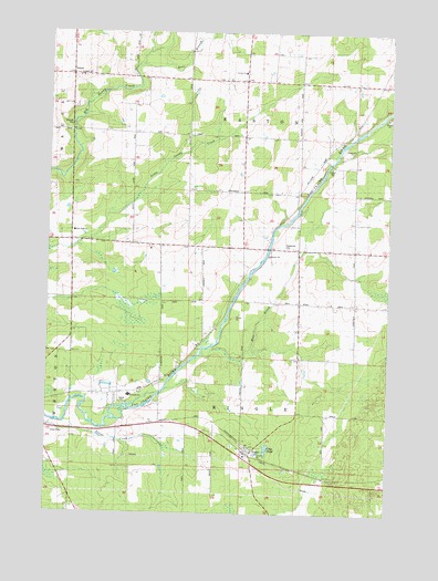 Ringle, WI USGS Topographic Map
