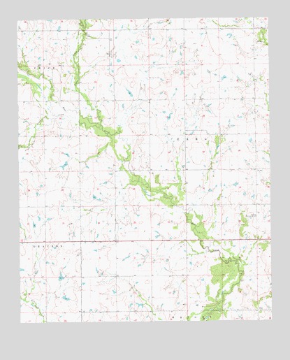 Ringling NW, OK USGS Topographic Map