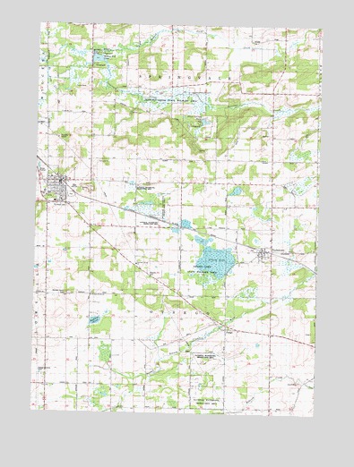Rio, WI USGS Topographic Map