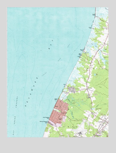 Rio Grande, NJ USGS Topographic Map