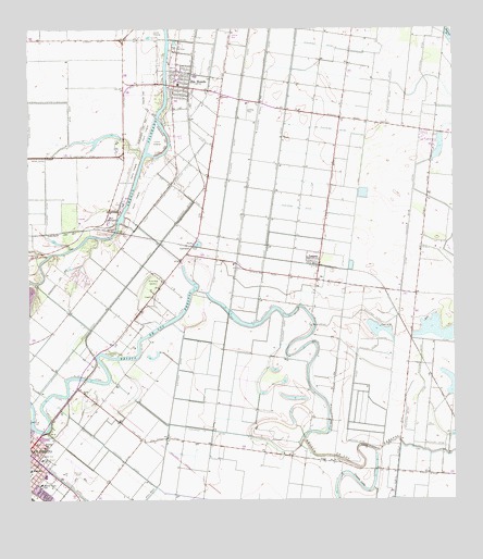 Rio Hondo, TX USGS Topographic Map