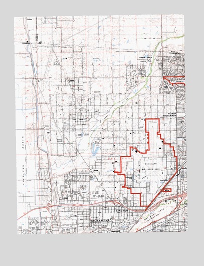 Rio Linda, CA USGS Topographic Map