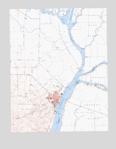Rio Vista, CA USGS Topographic Map