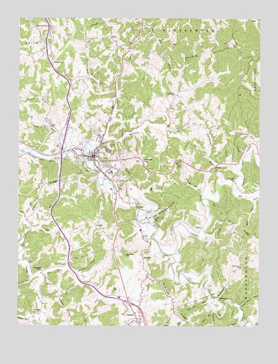 Ripley, WV USGS Topographic Map