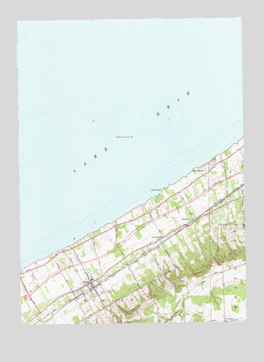 Ripley, NY USGS Topographic Map