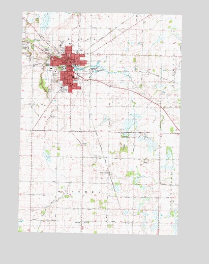 Ripon, WI USGS Topographic Map