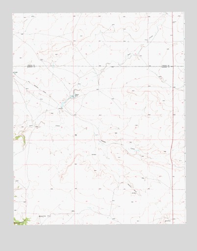 Abbott Lake, NM USGS Topographic Map