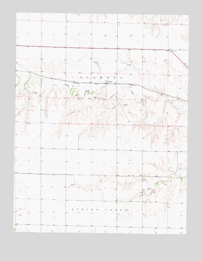 Alamota, KS USGS Topographic Map