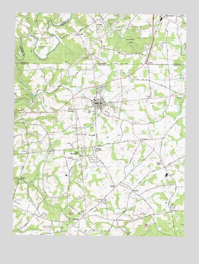 Rising Sun, MD USGS Topographic Map