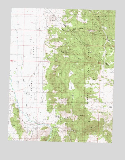 Risue Canyon, NV USGS Topographic Map