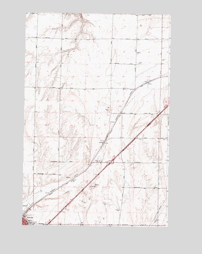 Ritzville NE, WA USGS Topographic Map