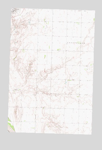 Riverdale South, ND USGS Topographic Map