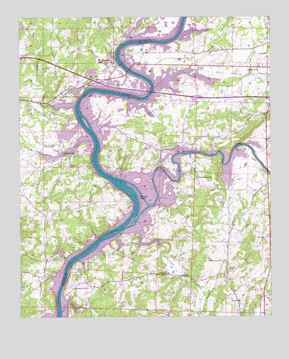 Riverside, AL USGS Topographic Map