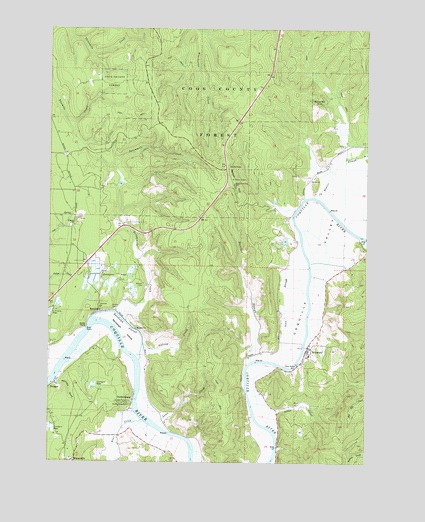 Riverton, OR USGS Topographic Map