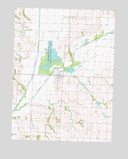 Riverton, IA USGS Topographic Map