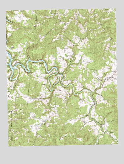 Riverton, TN USGS Topographic Map