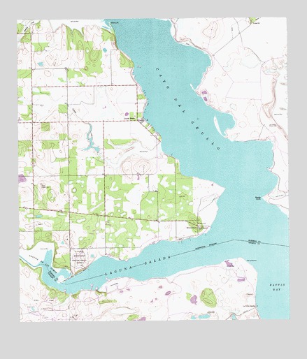Riviera Beach, TX USGS Topographic Map