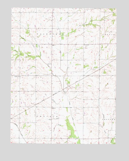 Roads, MO USGS Topographic Map