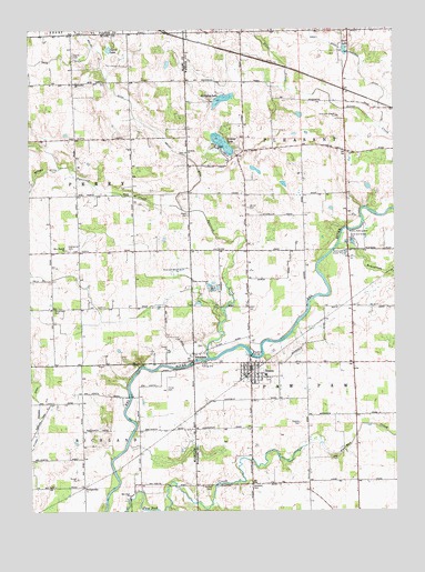 Roann, IN USGS Topographic Map