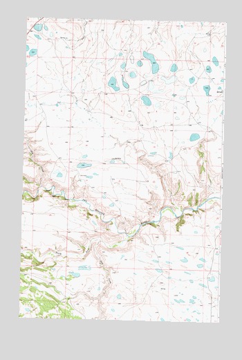 Big Rock, MT USGS Topographic Map