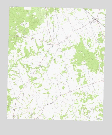 Roans Prairie, TX USGS Topographic Map