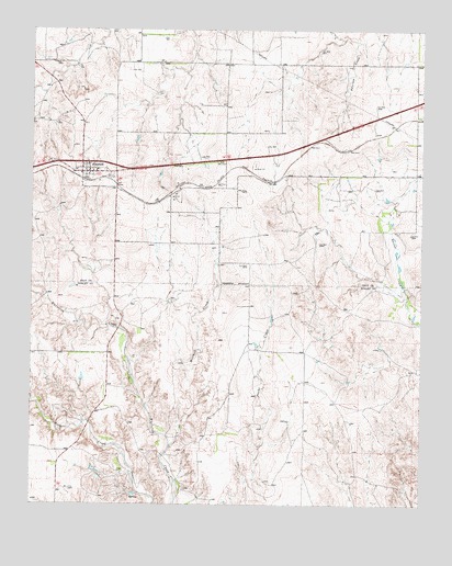 Alanreed, TX USGS Topographic Map